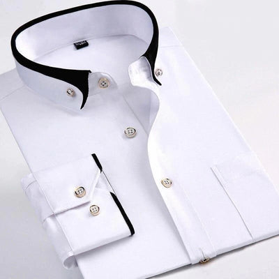 Yari - Camicia a maniche lunghe classica per uomo