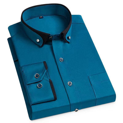 Yari - Camicia a maniche lunghe classica per uomo