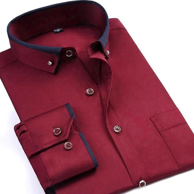 Yari - Camicia a maniche lunghe classica per uomo