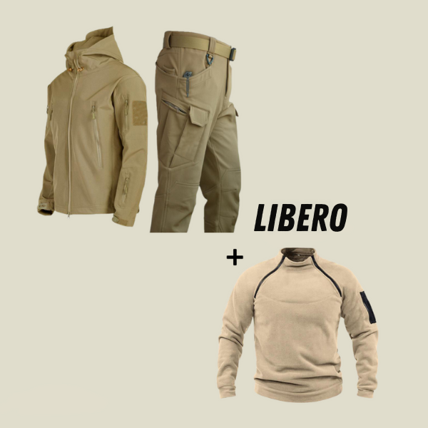 Tommaso - Set impermeabile militare + giacca in omaggio Prezzo standard