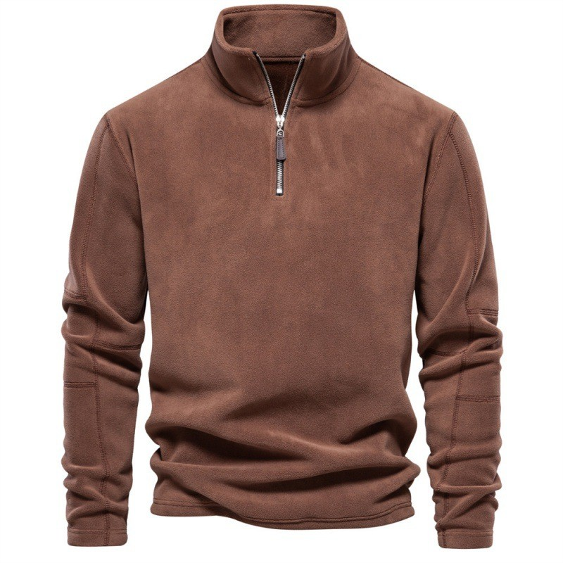 Fabio™ | Pullover in Pile con Mezza Zip