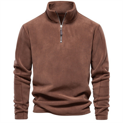 Fabio™ | Pullover in Pile con Mezza Zip