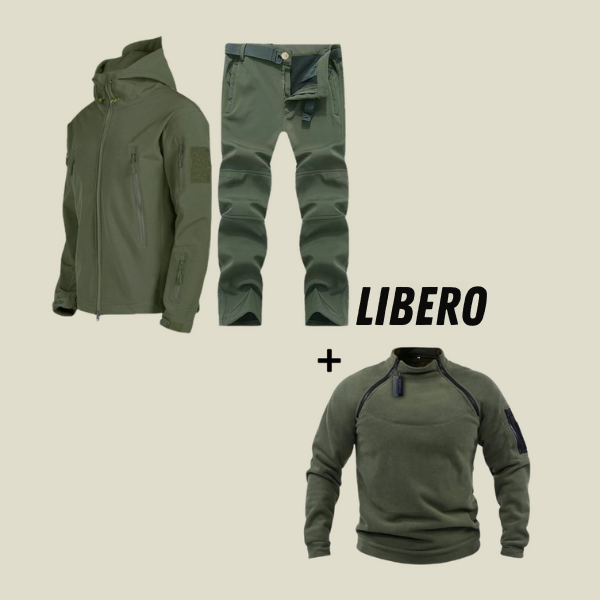 Tommaso - Set impermeabile militare + giacca in omaggio Prezzo standard