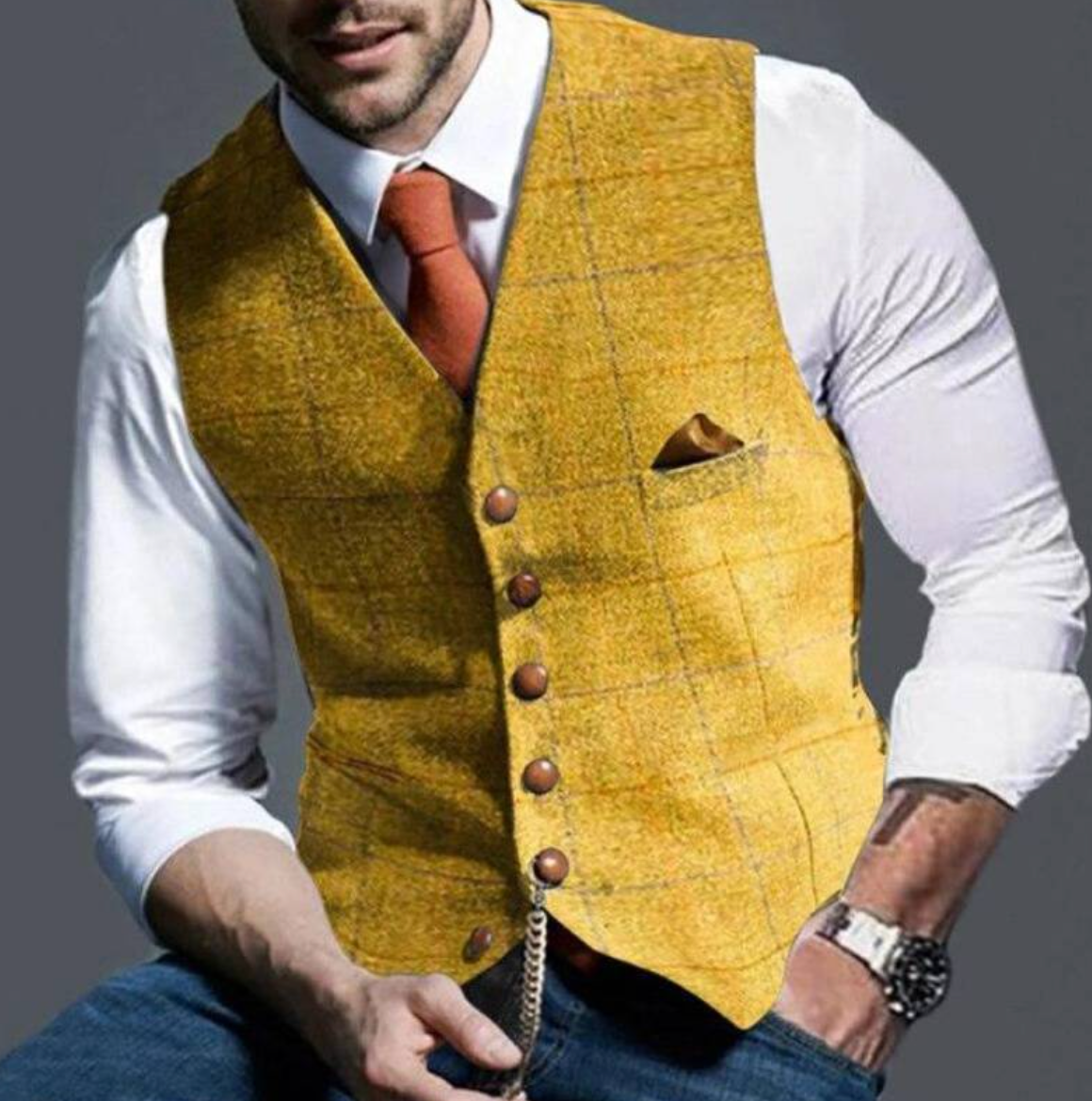 Henry | Gilet Elegante con Bottoni