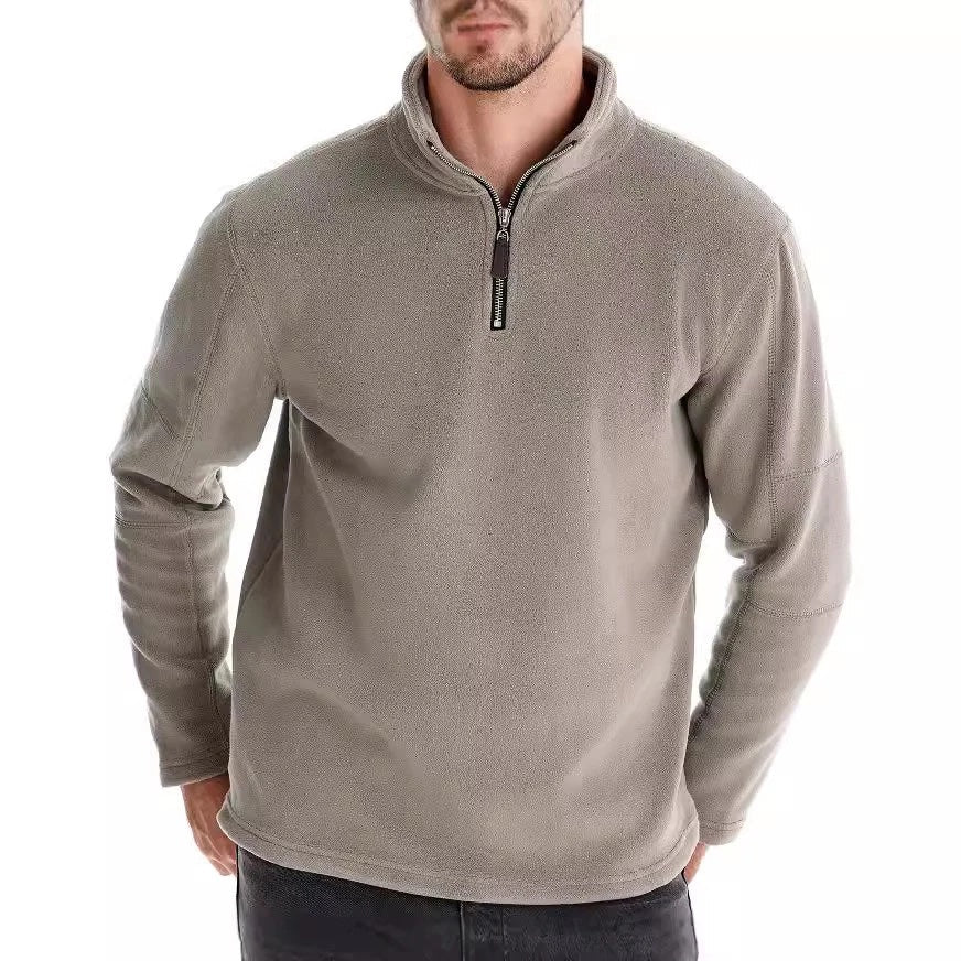 Fabio™ | Pullover in Pile con Mezza Zip