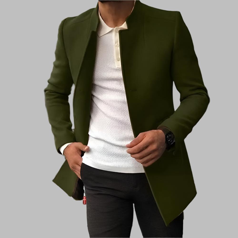 Nerio™ - Elegante Cappotto da Uomo in Lana