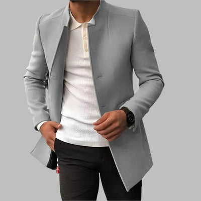 Nerio™ - Elegante Cappotto da Uomo in Lana