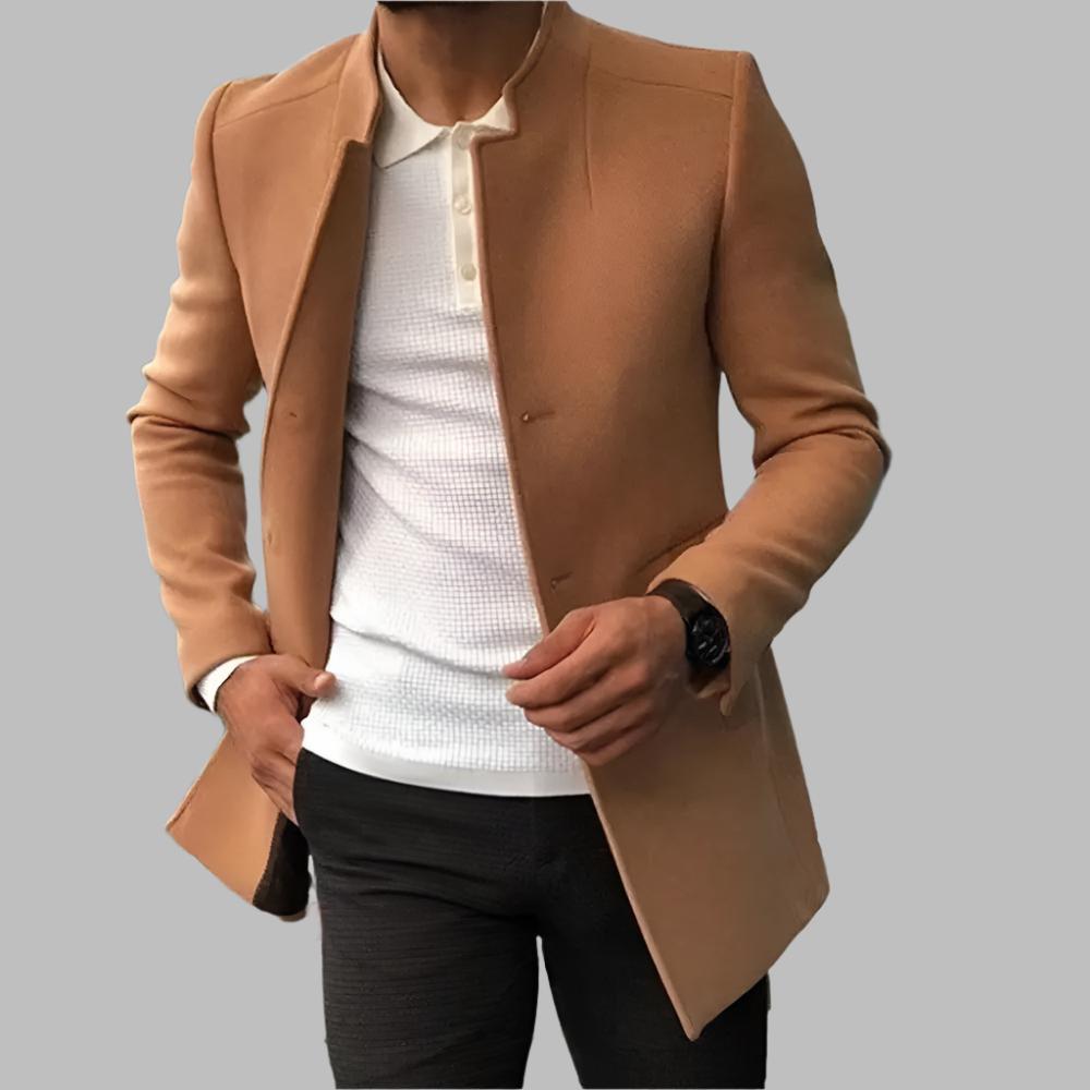 Nerio™ - Elegante Cappotto da Uomo in Lana