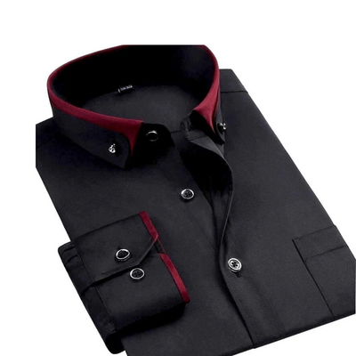 Yari - Camicia a maniche lunghe classica per uomo