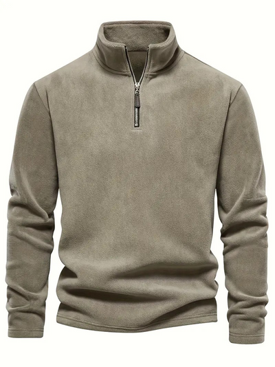 Fabio™ | Pullover in Pile con Mezza Zip